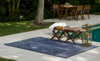 Momeni Riviera RV-03 Navy Machine Made Area Rugs