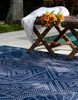 Momeni Riviera RV-03 Navy Machine Made Area Rugs