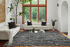Momeni Xander XAN-2 Black Machine Made Area Rugs