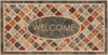 Ornamental Entry Mat Chestnut Machine Made Polyester Area Rug - 2' X 4' Rectangle - B1044 1842