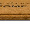 Faux Coir Impressions Mat Natural Machine Made Polyester Area Rug - 1' 6" X 2' 6" Rectangle - B1047 19260