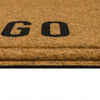 Faux Coir Impressions Mat Natural Machine Made Polyester Area Rug - 1' 6" X 2' 6" Rectangle - B1047 19262