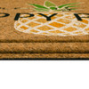 Faux Coir Impressions Mat Natural Machine Made Polyester Area Rug - 1' 6" X 2' 6" Rectangle - B1047 19269