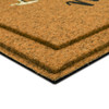 Faux Coir Impressions Mat Natural Machine Made Polyester Area Rug - 1' 6" X 2' 6" Rectangle - B1047 19272