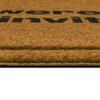 Faux Coir Impressions Mat Natural Machine Made Polyester Area Rug - 1' 6" X 2' 6" Rectangle - B1047 19274