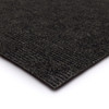 Needlepunch Carpet Tile Black Shadow Machine Made Polyester Area Rug - 24"x24" 15pc Bx Square - EBCT1 1015