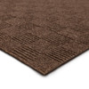 Needlepunch Carpet Tile Café Brown Machine Made Polyester Area Rug - 24"x24" 15pc Bx Square - EBCT1 670
