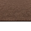 Needlepunch Carpet Tile Café Brown Machine Made Polyester Area Rug - 24"x24" 15pc Bx Square - EBCT1 670