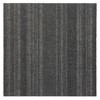 Needlepunch Carpet Tile Mist Grey Machine Made Polyester Area Rug - 24"x24" 15pc Bx Square - EBCT2 1434