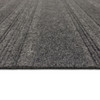 Needlepunch Carpet Tile Mist Grey Machine Made Polyester Area Rug - 24"x24" 15pc Bx Square - EBCT2 1434