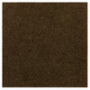 Needlepunch Carpet Tile Chestnut Machine Made Polyester Area Rug - 24"x24" 15pc Bx Square