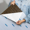 Needlepunch Carpet Tile Chestnut Machine Made Polyester Area Rug - 24"x24" 15pc Bx Square