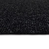 Needlepunch Carpet Tile Charcoal Grey Machine Made Polyester Area Rug - 18"x18" 10pc Bx Square - EBCT6 248