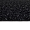 Needlepunch Carpet Tile Charcoal Grey Machine Made Polyester Area Rug - 18"x18" 10pc Bx Square - EBCT6 248