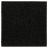 Needlepunch Carpet Tile Charcoal Grey Machine Made Polyester Area Rug - 24"x24" 10pc Bx Square