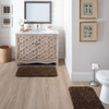 Bridgetown Bath Brown Machine Tufted Polyester Area Rugs