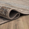 Cashmere Grey Machine Woven Polyester Area Rugs - EE405