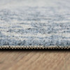 Amada Blue Machine Woven Polyester Area Rugs - EEBEL