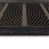Boot Tray Black Machine Made Rubber Area Rug - 1' 4" X 2' 8" Rectangle