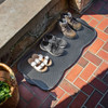 Boot Tray Black Machine Made Polypropylene Area Rug - 1' 7" X 3' 3.5" Rectangle