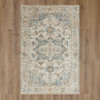 Amada Cream Machine Woven Polyester Area Rugs - EEGAT