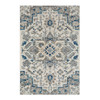 Cleo Blue Machine Woven Polypropylene Area Rugs - EELAM
