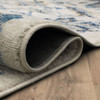 Cleo Blue Machine Woven Polypropylene Area Rugs - EELAM