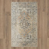 Amada Anthracite Machine Woven Polyester Area Rugs - EELEX