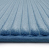 Vienna Bath Blue Linen Machine Made Polyester Area Rugs