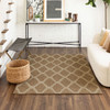 Tufted Basics Praline/tan Machine Tufted Polyester Area Rugs - EV465