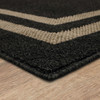 Tufted Basics Near Black/tan Machine Tufted Polyester Area Rugs - EV466
