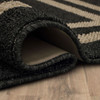 Tufted Basics Near Black/tan Machine Tufted Polyester Area Rugs - EV466