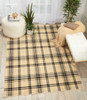 Nourison Grafix GRF03 Cream Black Area Rugs