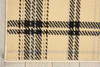 Nourison Grafix GRF03 Cream Black Area Rugs