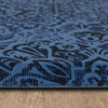 Dri-Pro Deluxe Cushion Mat Blue Machine Made Polyester Area Rug - 1' 8" X 3' 6" Rectangle - F003 19408