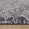 Dri-Pro Deluxe Cushion Mat Grey Machine Made Polyester Area Rug - 1' 8" X 3' 6" Rectangle - F003 19409