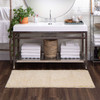 Classic Cotton II Bath Parchment Hand Hooked Cotton Area Rugs