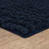 Metaphor Bath Indigo Machine Tufted Micro Denier Polyester Area Rugs