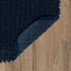 Metaphor Bath Indigo Machine Tufted Micro Denier Polyester Area Rugs