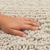 Metaphor Bath Parchment Machine Tufted Micro Denier Polyester Area Rugs