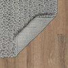 Metaphor Bath Silver Machine Tufted Micro Denier Polyester Area Rugs