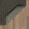 Metaphor Bath Cool Grey Machine Tufted Micro Denier Polyester Area Rugs