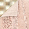 Composition Bath Blush Machine Tufted Cotton Area Rugs