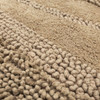 Composition Bath Taupe Machine Tufted Cotton Area Rugs