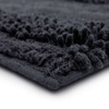 Composition Bath Charcoal Machine Tufted Cotton Area Rugs