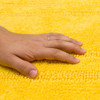 Boardwalk Bath Fiesta Yellow Machine Tufted Cotton Area Rugs