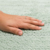 Boardwalk Bath Seaglass Machine Tufted Cotton Area Rugs