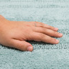 Boardwalk Bath Glacier Machine Tufted Cotton Area Rugs