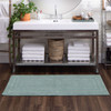 Boardwalk Bath Glacier Machine Tufted Cotton Area Rugs