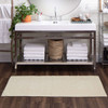 Boardwalk Bath Natural Machine Tufted Cotton Area Rugs